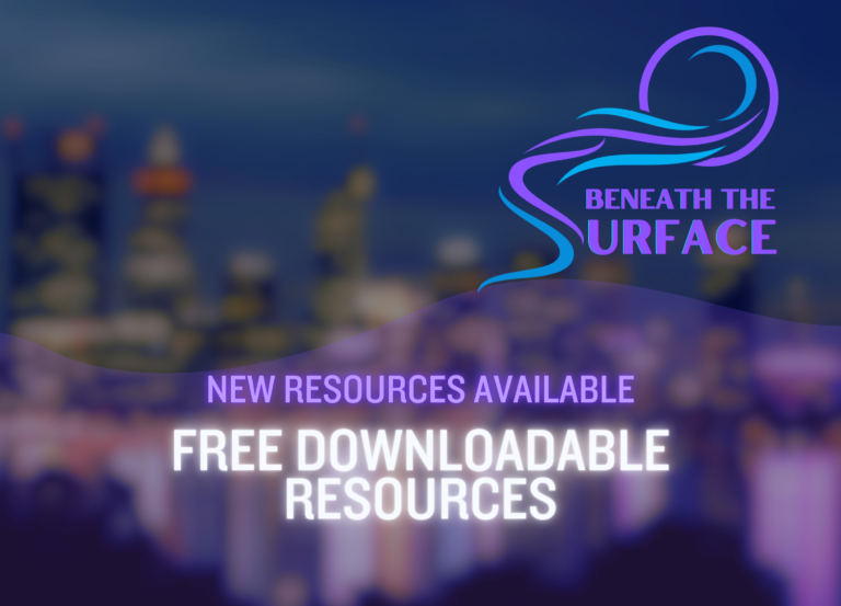 Article title card over a blurred night-time Perth skyline. Text reads: New Resources Available — Free Downloadable Resources.